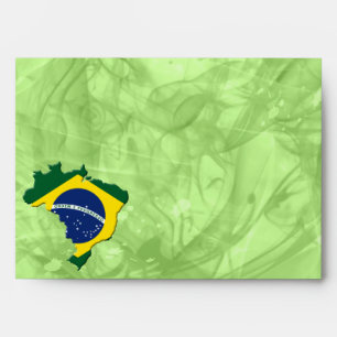 Brazil map envelopes