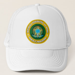Brazil Medallion Trucker Hat