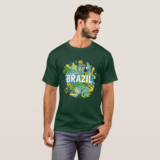 Brazil Men's T-Shirt (Front Full)