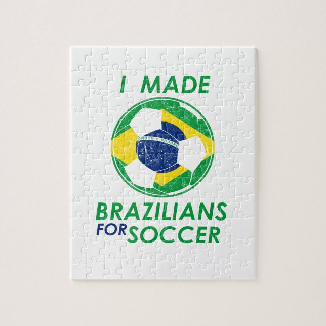 Brazil modernised flag design jigsaw puzzle (Vertical)