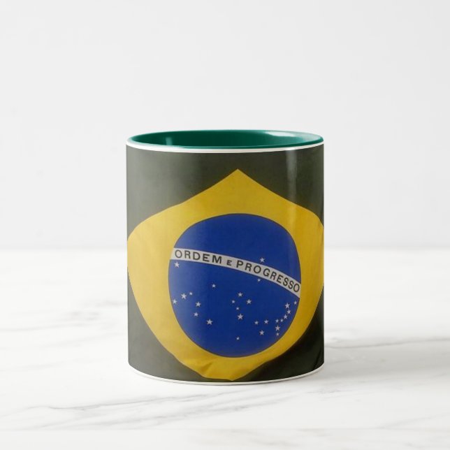 Brazil -Mug- Two-Tone Coffee Mug (Center)