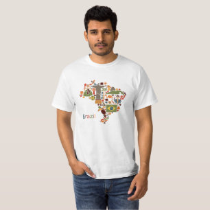 Brazil National Symbols Funny Shirt
