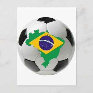 Brazil national team postcard