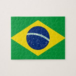 Brazil National World Flag Jigsaw Puzzle