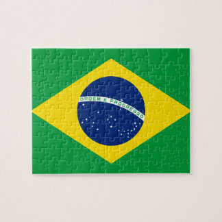 Brazil National World Flag Jigsaw Puzzle
