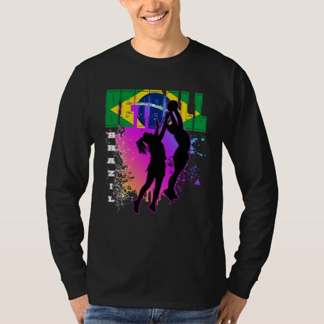 Brazil  Netball T-Shirt (Front)
