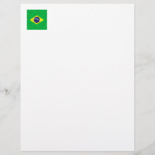 Brazil Oil Painting Drawing Custom Letterhead