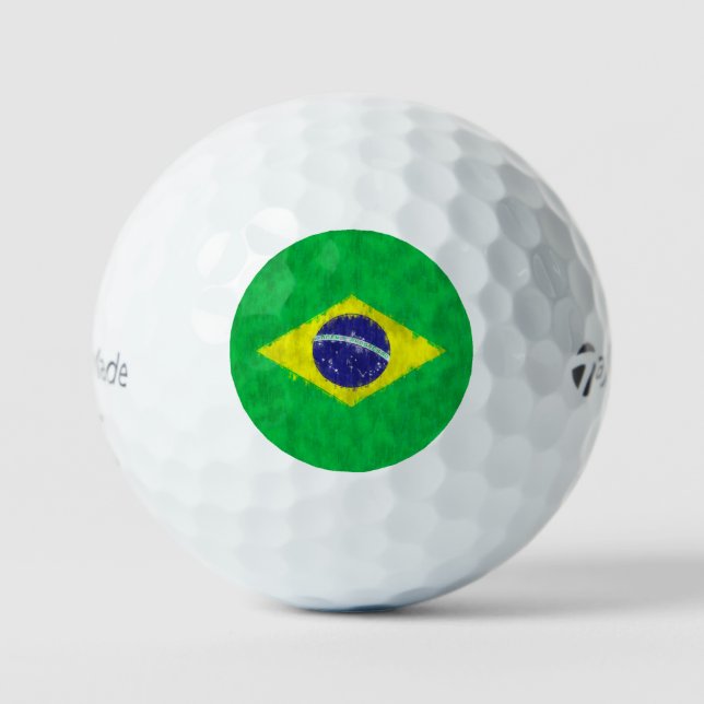 Brazil Oil Painting Drawing Golf Balls (Front)