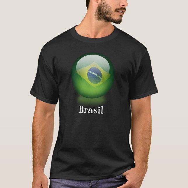 Brazil orb dark T-shirt (Front)