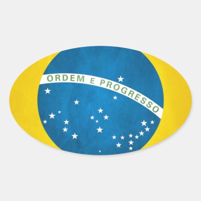 brazil oval sticker (Front)