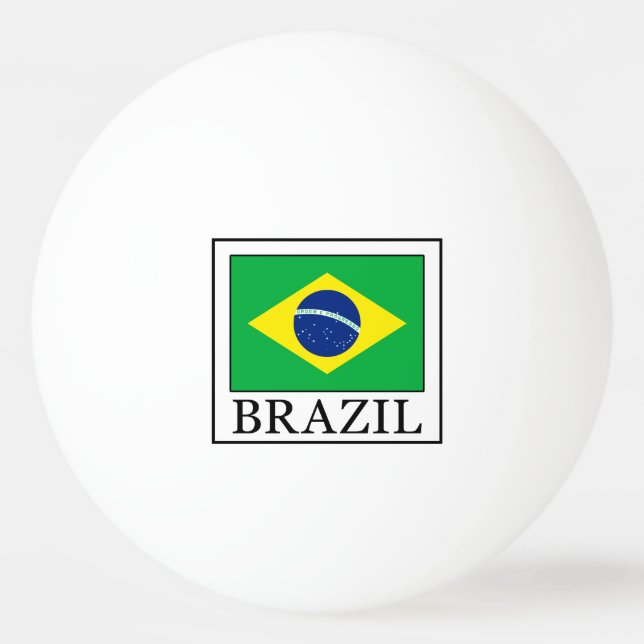 Brazil Ping Pong Ball (Front)