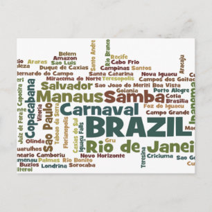 BRAZIL Postcard