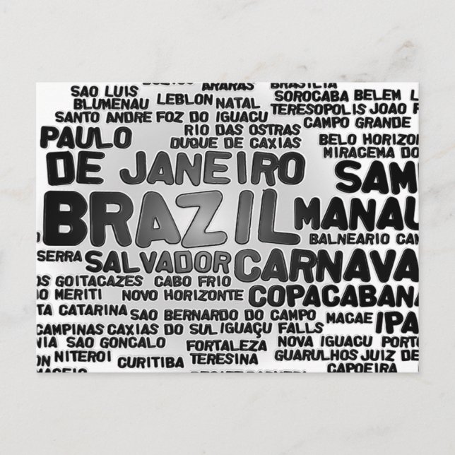 BRAZIL Postcard (Front)