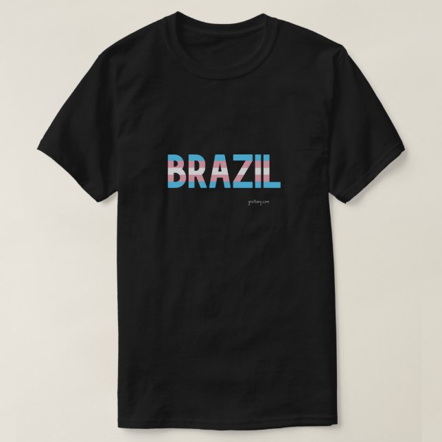 Brazil Pride Transgender Flag T Shirt (Design Front)