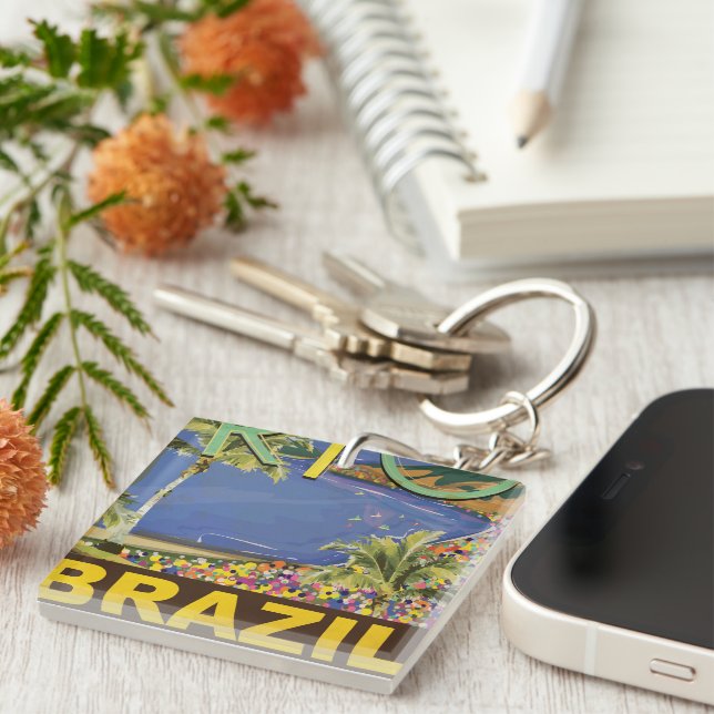 Brazil - Rio De Janeiro Key Ring (Front Right)