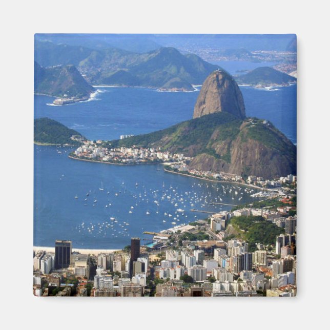 Brazil: Rio de Janeiro landscape Magnet (Front)