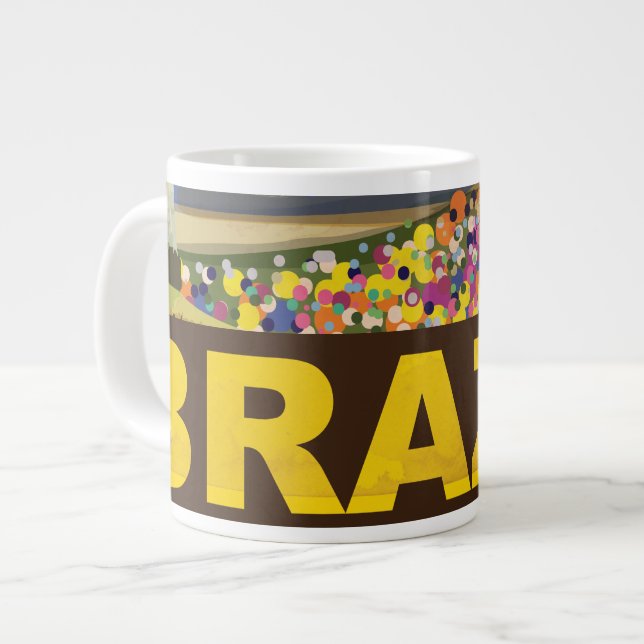 Brazil - Rio De Janeiro Large Coffee Mug (Front Left)