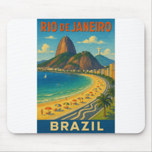 Brazil Rio De Janeiro Original Art Mouse Pad