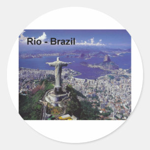 Brazil Rio De Janeiro (St.K.) Classic Round Sticker