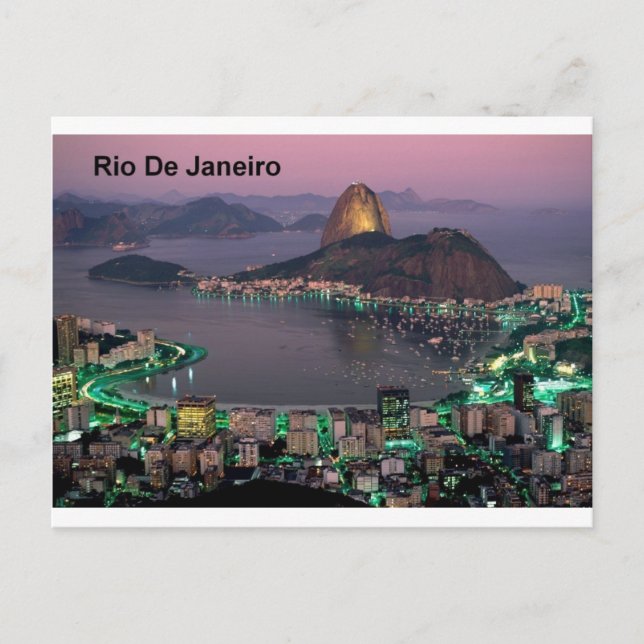 Brazil Rio De Janeiro Sugar Loaf Mountain (St.K.) Postcard (Front)