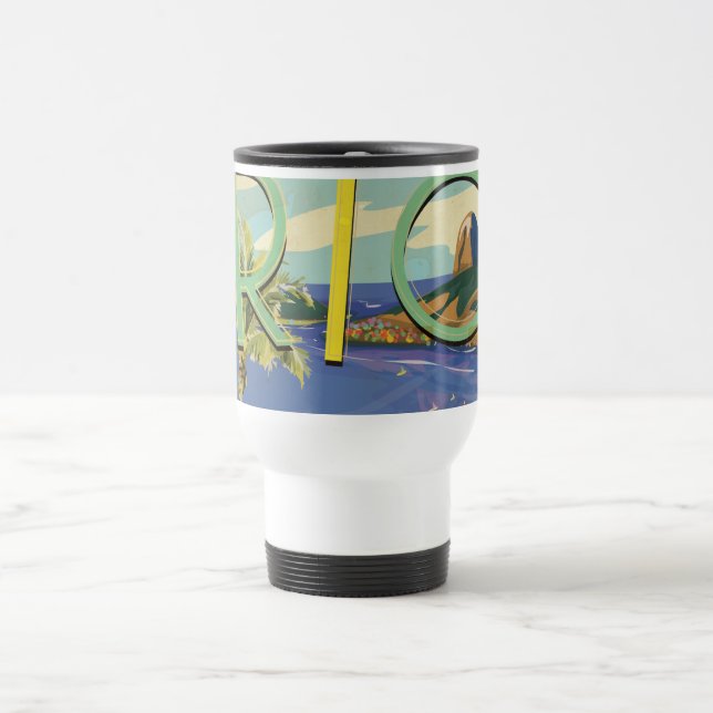 Brazil - Rio De Janeiro Travel Mug (Center)