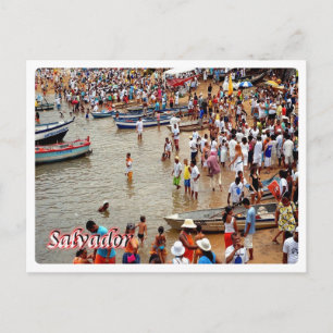 Brazil - Salvador - Feast of Lemanjà - Postcard