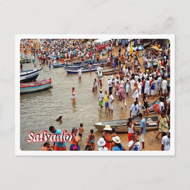Brazil - Salvador - Feast of Lemanjà - Postcard (Front)