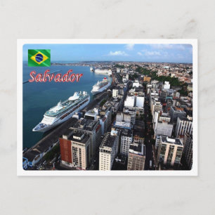 Brazil - Salvador - Harbour - Postcard