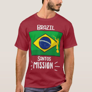 Brazil Santos Mormon LDS Mission Missionary Gift T-Shirt