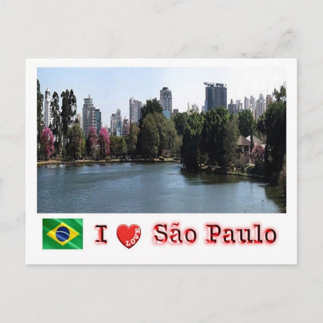 Brazil - Sao Paulo - I Love - Ibirapuera - Postcard (Front)
