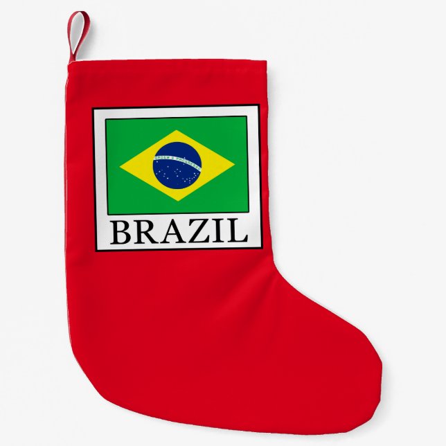 Brazil Small Christmas Stocking (Front)