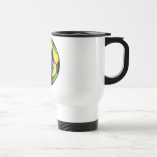 Brazil Soccer Ball Mug