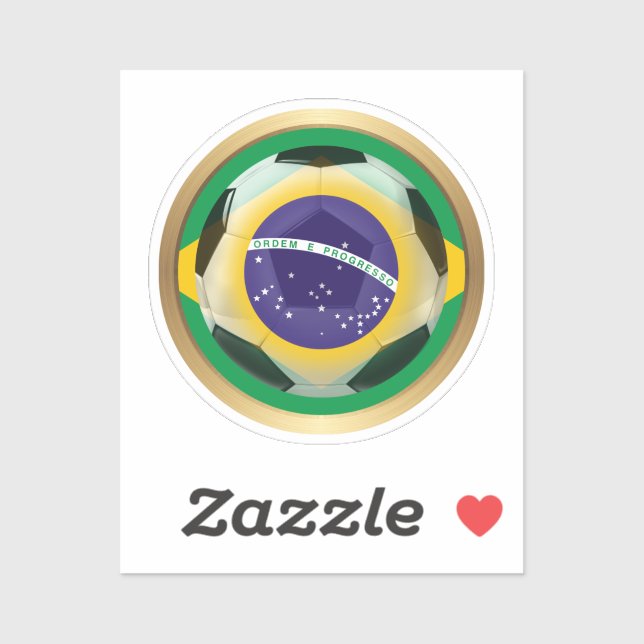 Brazil Soccer Ball Sports (Sheet)