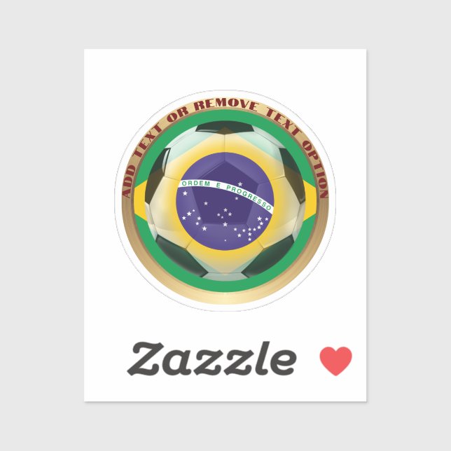 Brazil Soccer Ball Sports (Sheet)