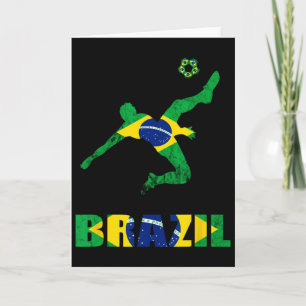 Brazil Soccer Brazilian Footll Player Brasileiro P Card
