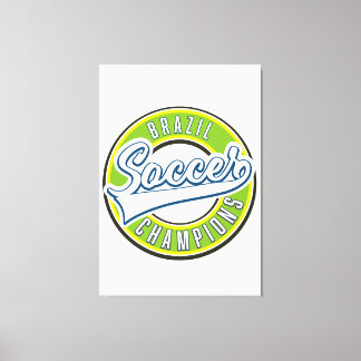 Brazil Soccer Champions Canvas Print