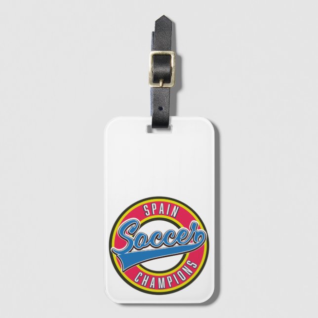 Brazil Soccer Champions Luggage Tag (Front Vertical)