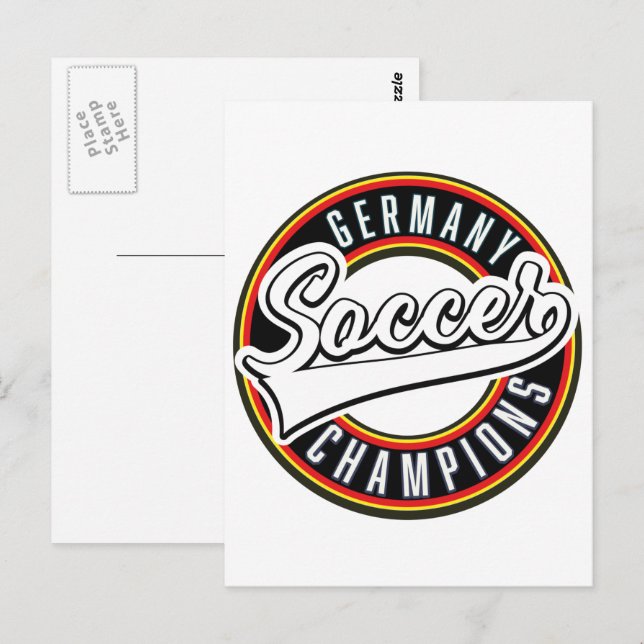 Brazil Soccer Champions Postcard (Front/Back)