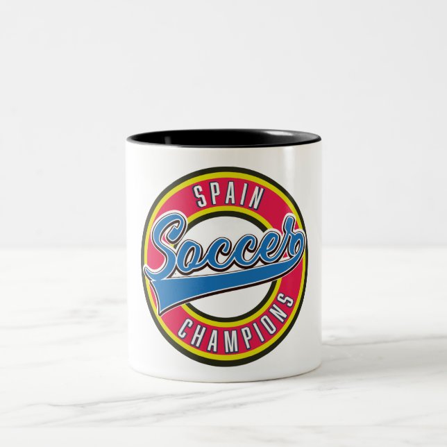 Brazil Soccer Champions Two-Tone Coffee Mug (Center)