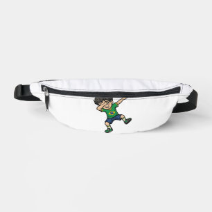 Brazil Soccer Dab Boy Vintage Vector Shirt_1 Bum Bags