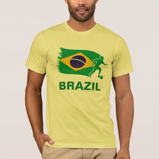 Brazil Soccer Flag T-Shirt
