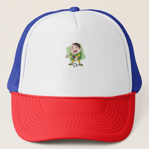 Image of Brazil Soccer Floss Like A Boss Futbol Football Trucker Hat