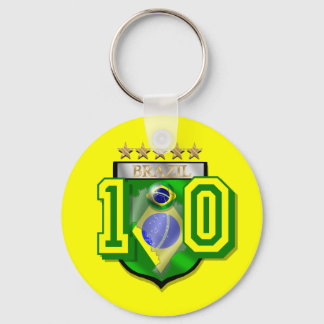 Brazil Soccer Key Ring