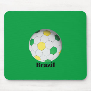 Brazil Soccer Mouse Mat