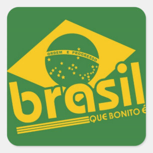 Brazil Square Sticker