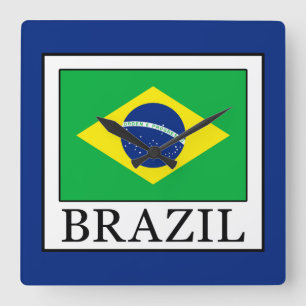 Brazil Square Wall Clock