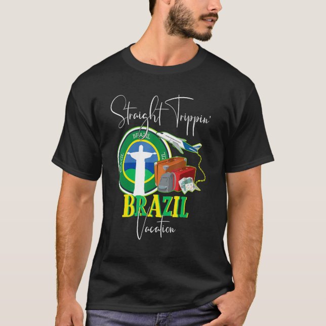 Brazil Straight Trippin South America Group Matchi T-Shirt (Front)