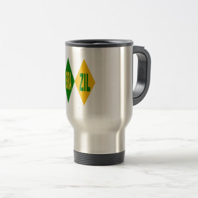 BRAZIL Travel Mug (Front Right)