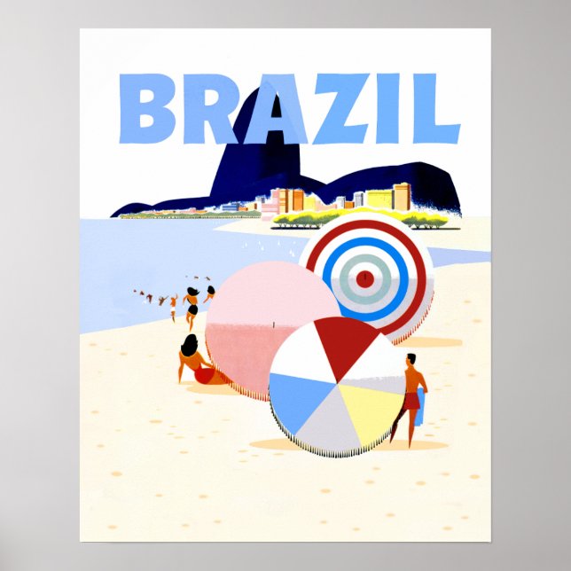 Brazil Travel Poster (Front)