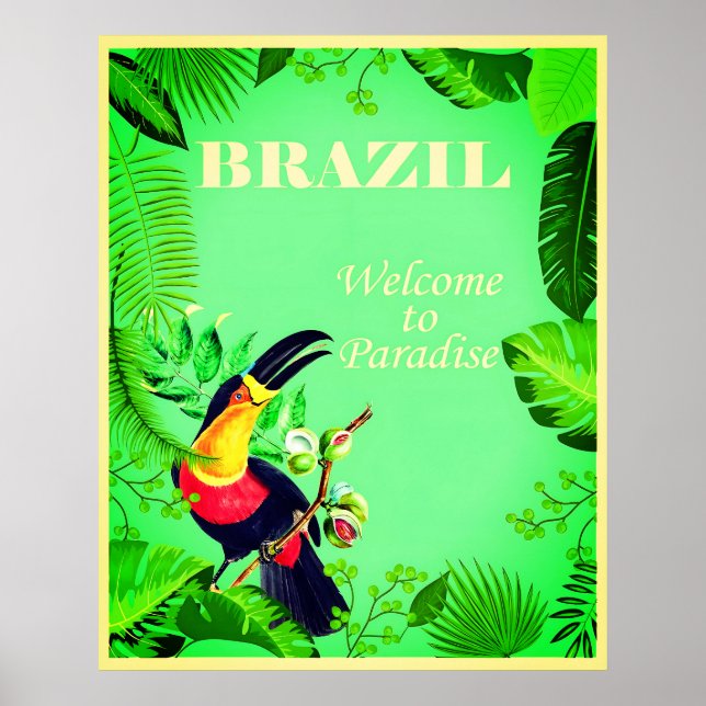 Brazil Travel Poster (Front)